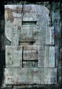 Matri Dei d.d.d., 1978, Tecnica mista su masonite, 42 x 30 cm